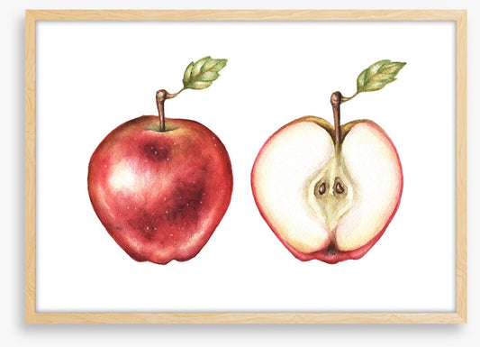 Half past apple