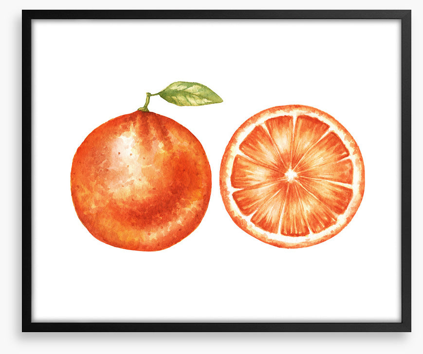 Half past orange