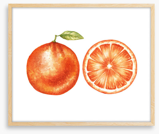 Half past orange