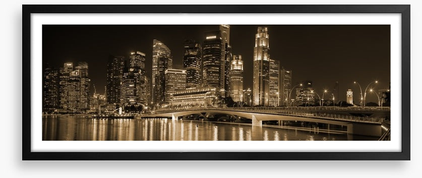 Singapore in sepia
