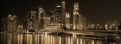 Singapore in sepia