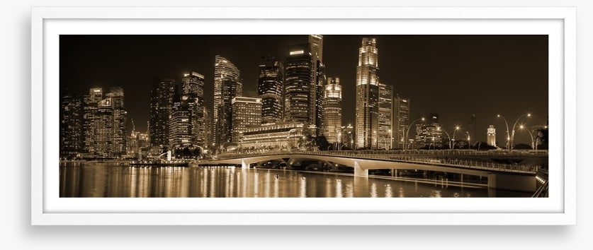 Singapore in sepia