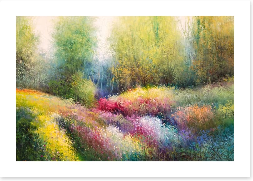 In the wildflower gully