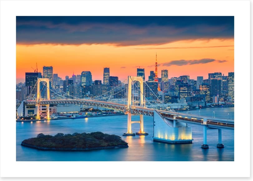 Rainbow Bridge sunset