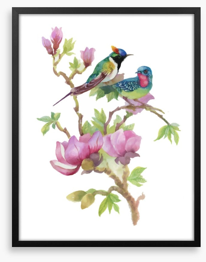 In the magnolia tree