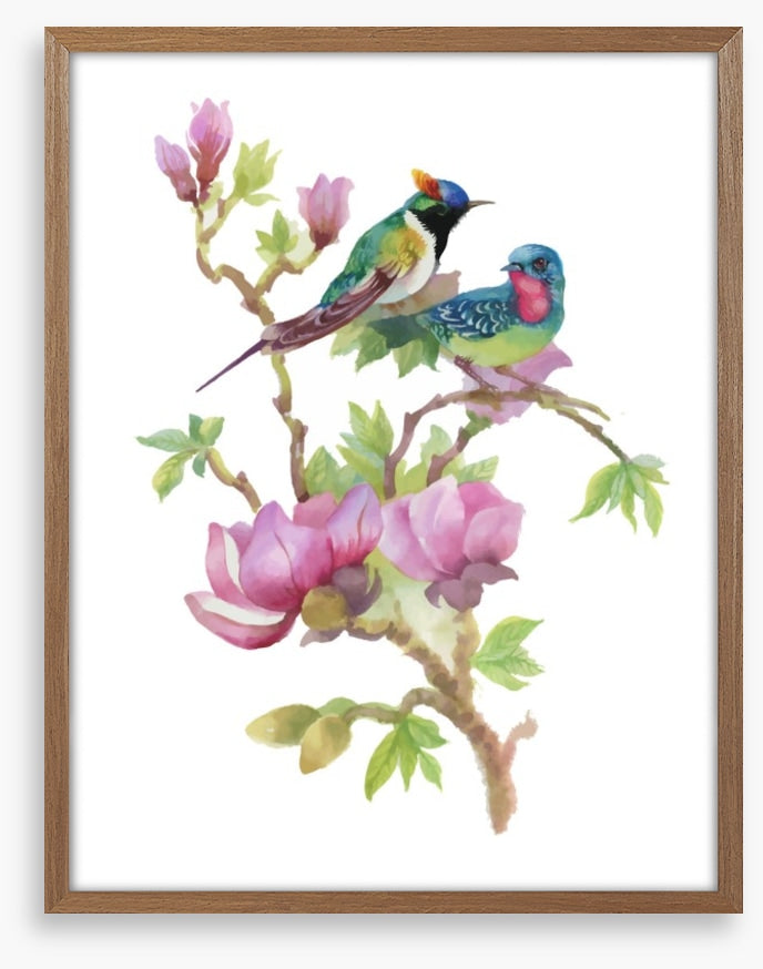 In the magnolia tree