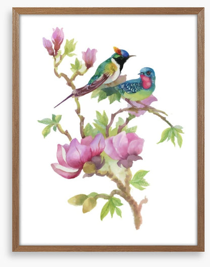 In the magnolia tree