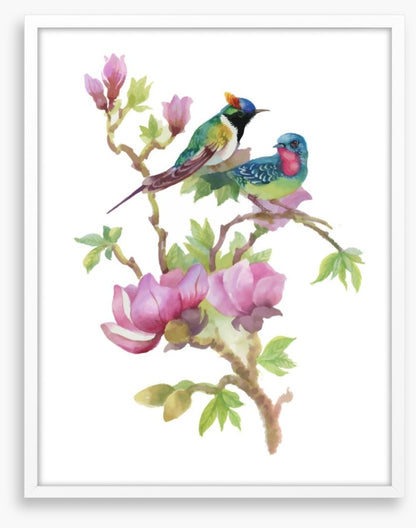 In the magnolia tree
