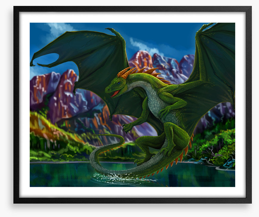 Green lake dragon