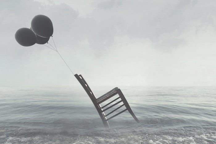 Floating into infinity