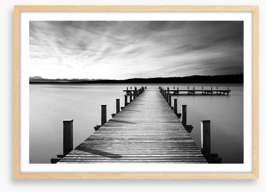 Alone on the dock