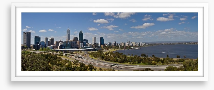 Perth skyline panorama