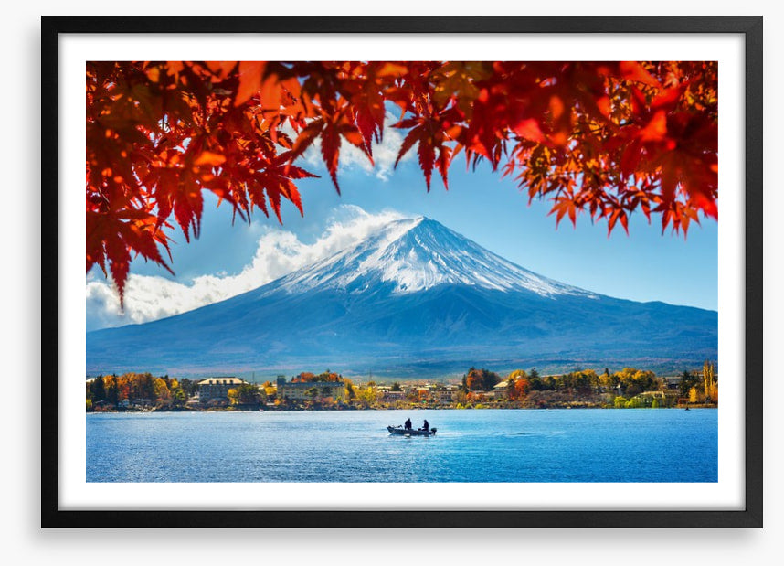 Kawaguchiko lake autumn