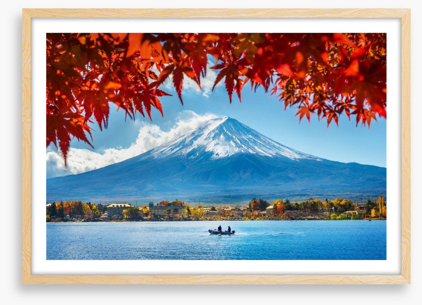Kawaguchiko lake autumn