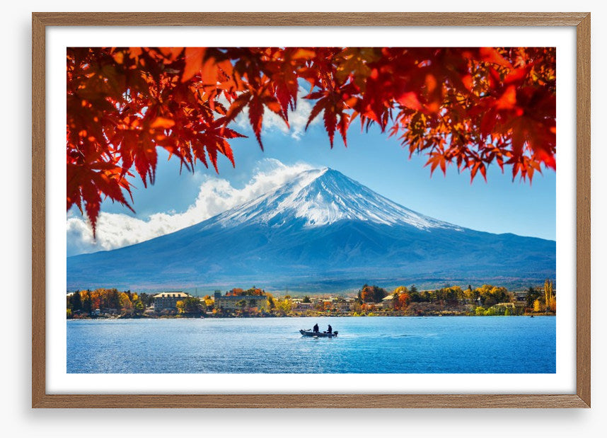 Kawaguchiko lake autumn