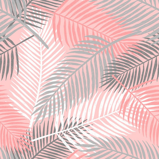 Pink palm breeze