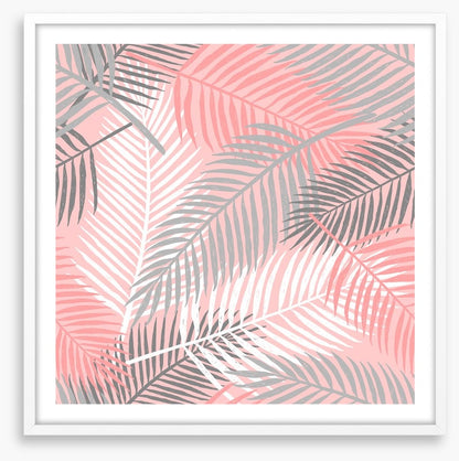 Pink palm breeze