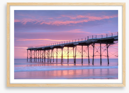 Pink dawn pier