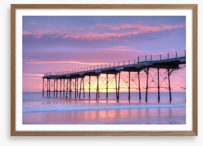 Pink dawn pier