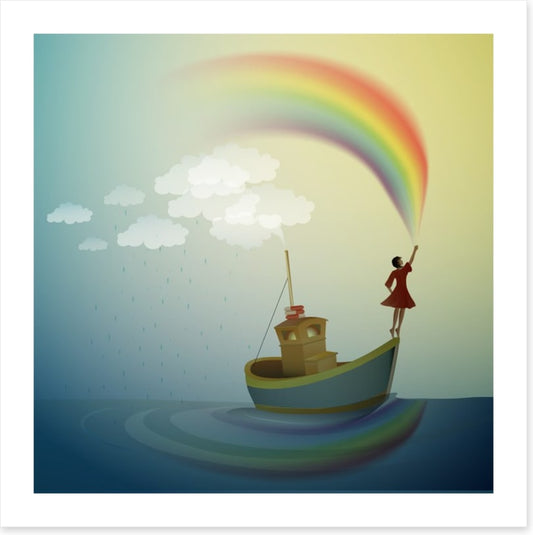 The rainbow girl
