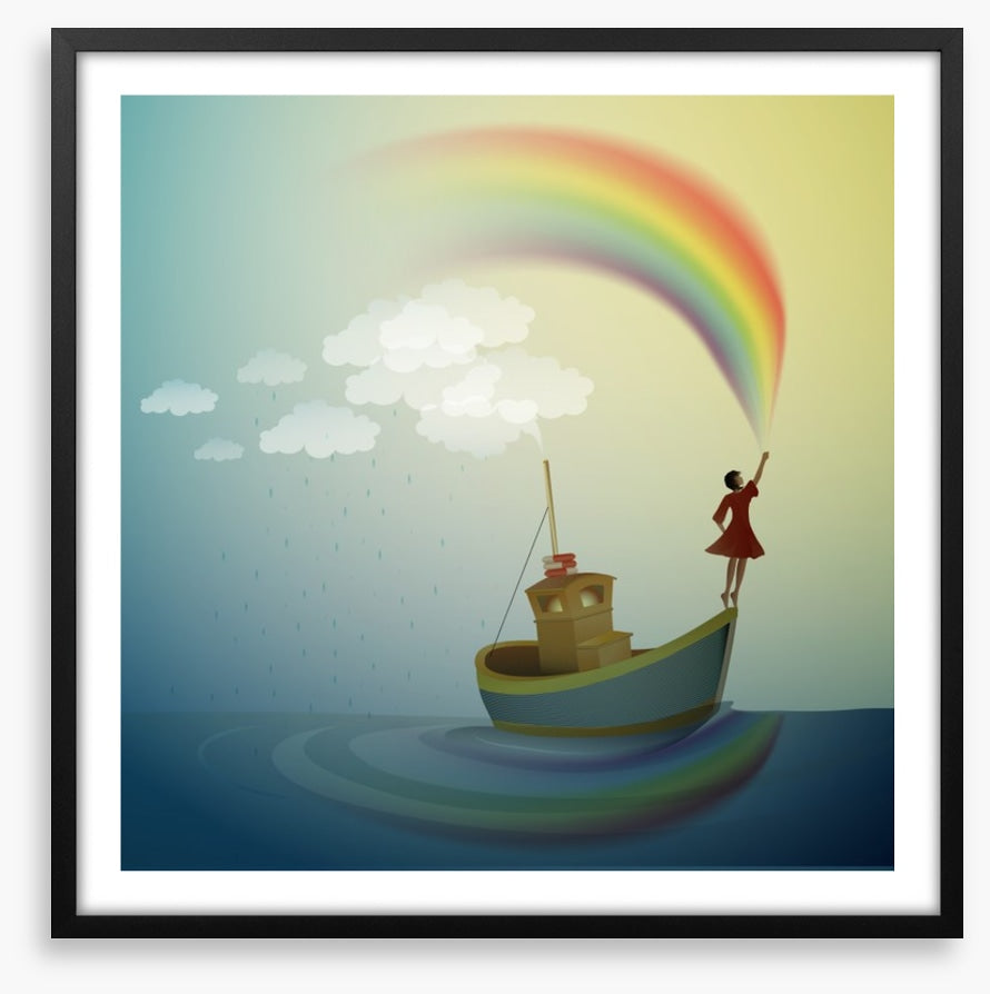 The rainbow girl