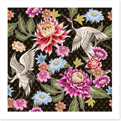 Chrysanthemum cranes