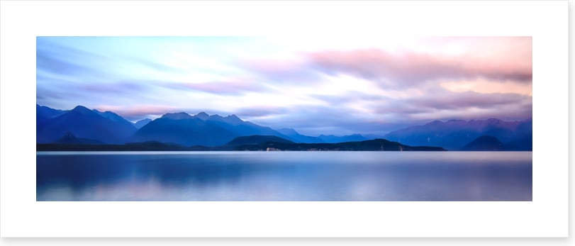 Dreamy dusk panorama