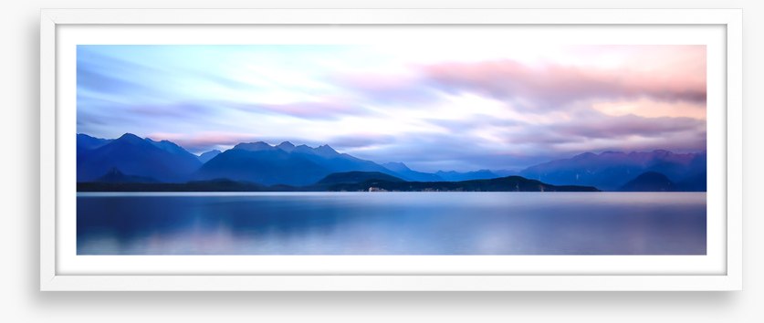 Dreamy dusk panorama
