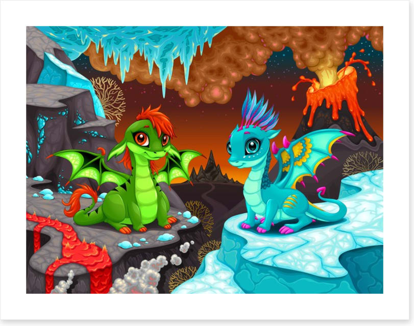 Fire and ice friends