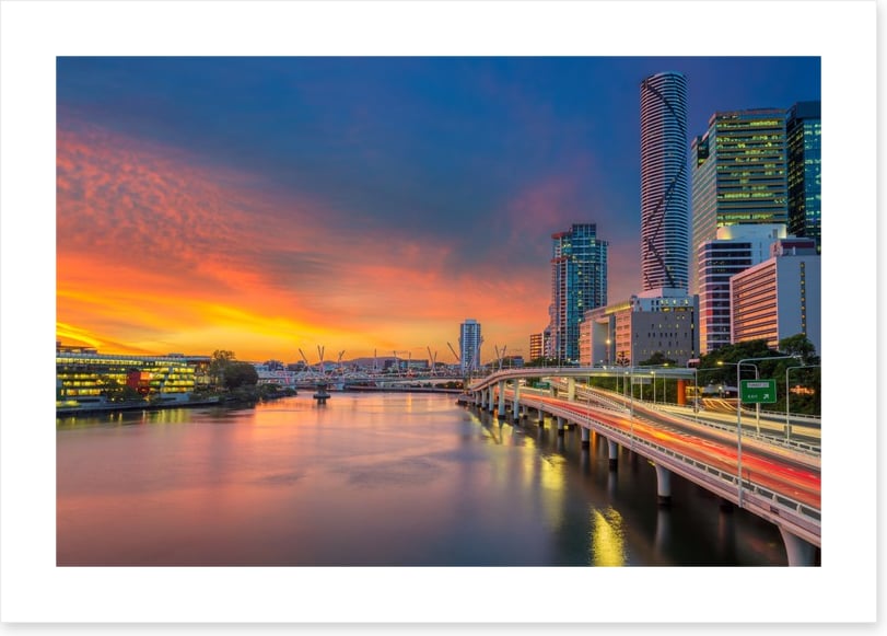 River City sundown