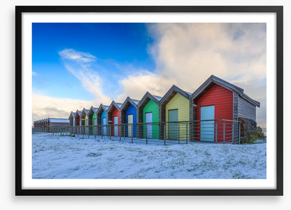 Rainbow in the snow