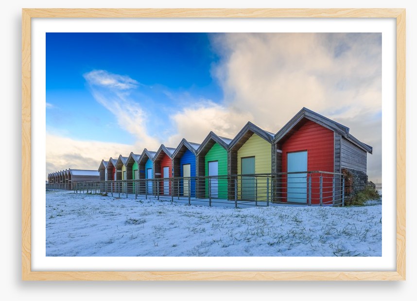 Rainbow in the snow
