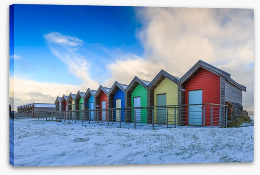 Rainbow in the snow