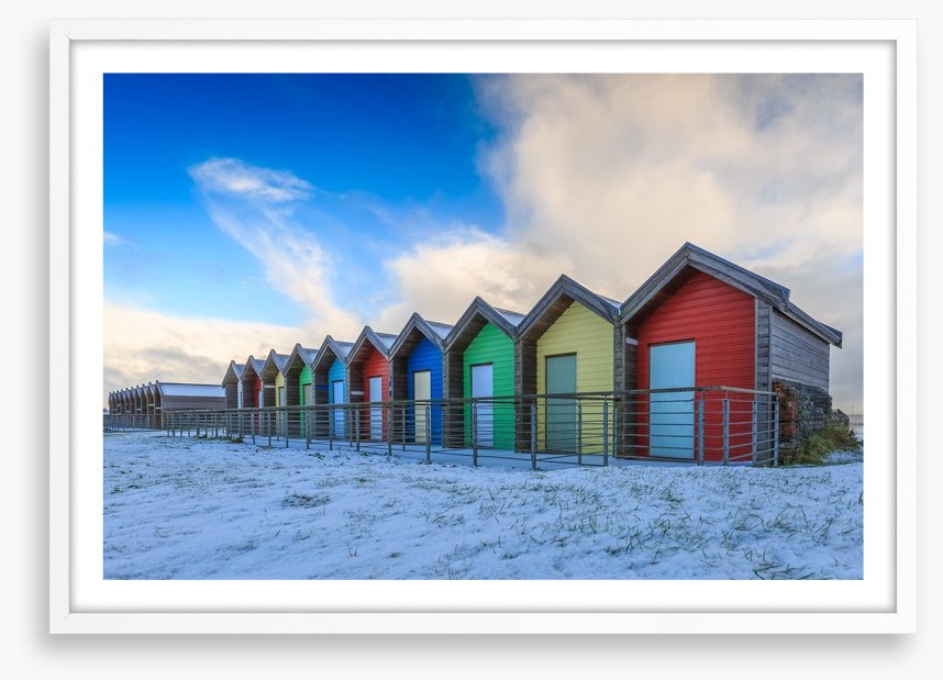 Rainbow in the snow