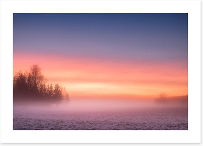 Pink mist morning