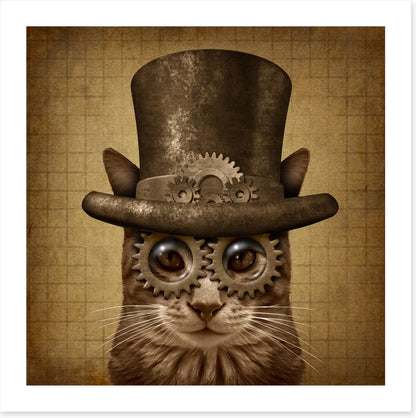 The steampunk cat