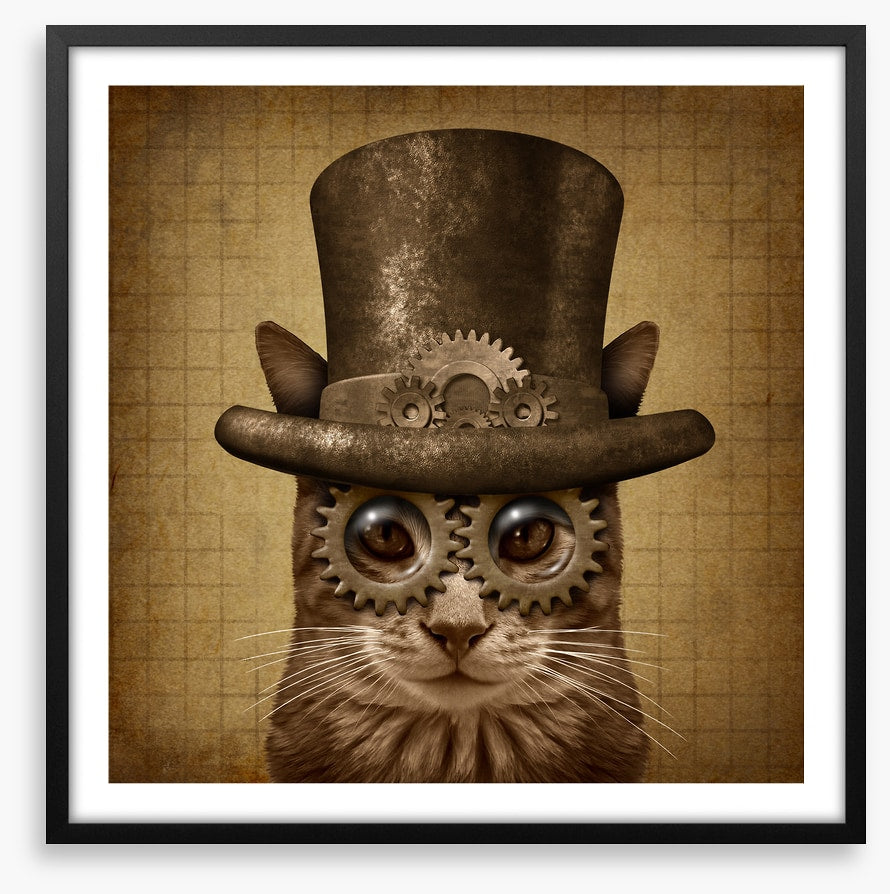 The steampunk cat