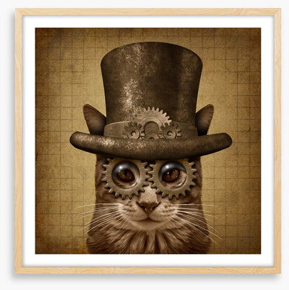The steampunk cat