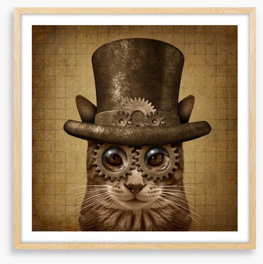 The steampunk cat