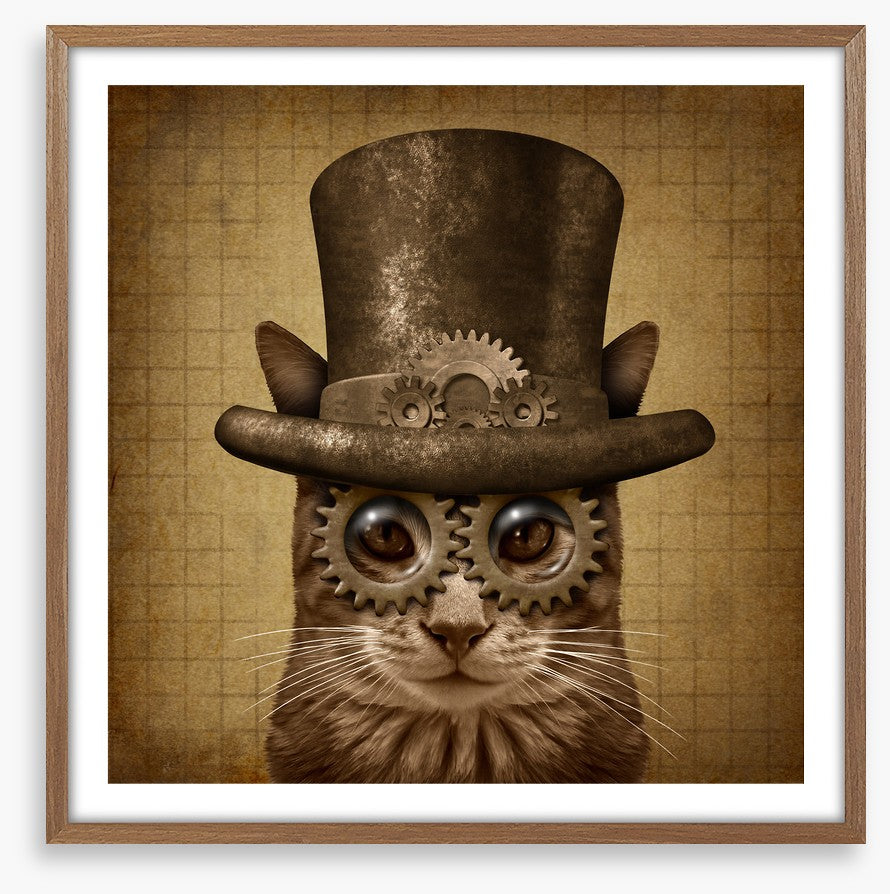 The steampunk cat