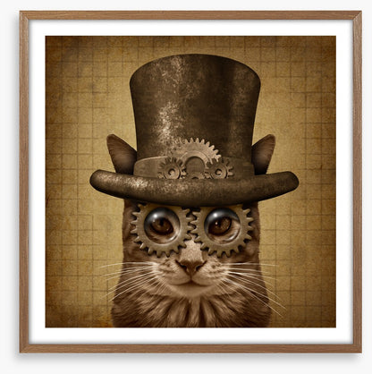 The steampunk cat