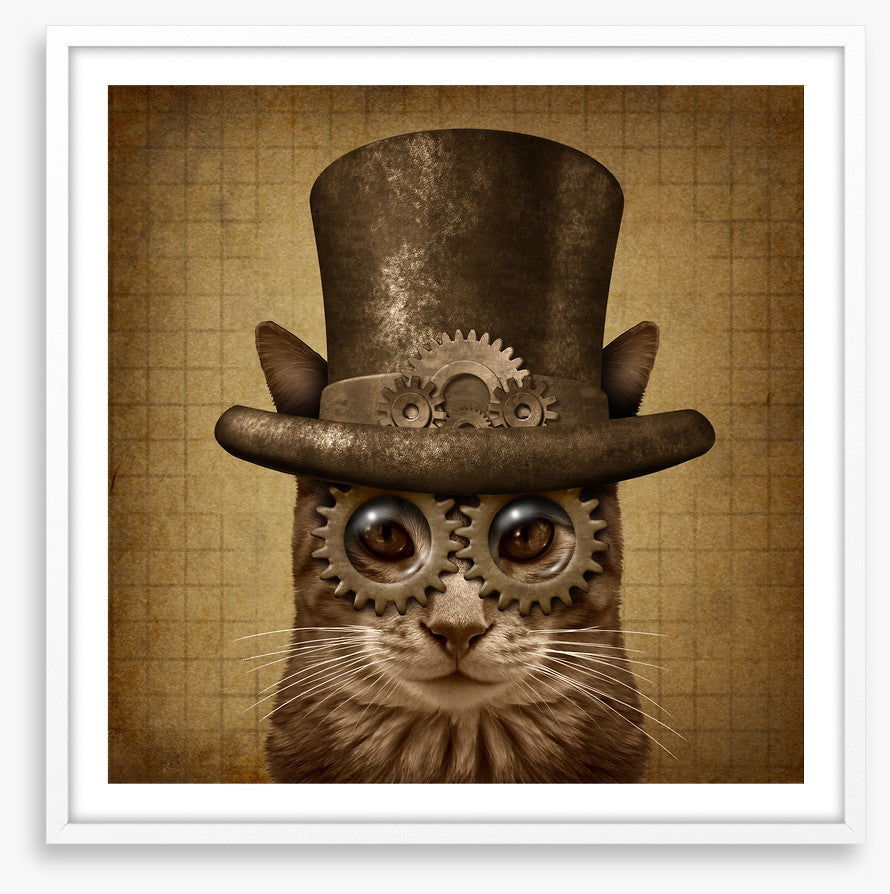 The steampunk cat