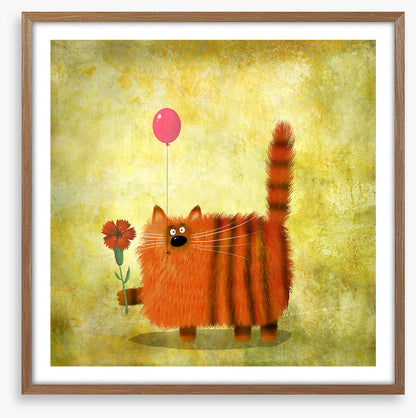 Tabby cat balloon