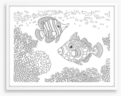 Colour me coral fish