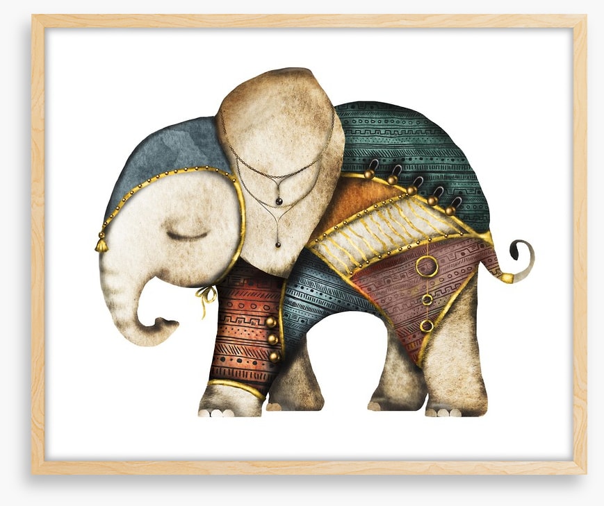 The elephant from India