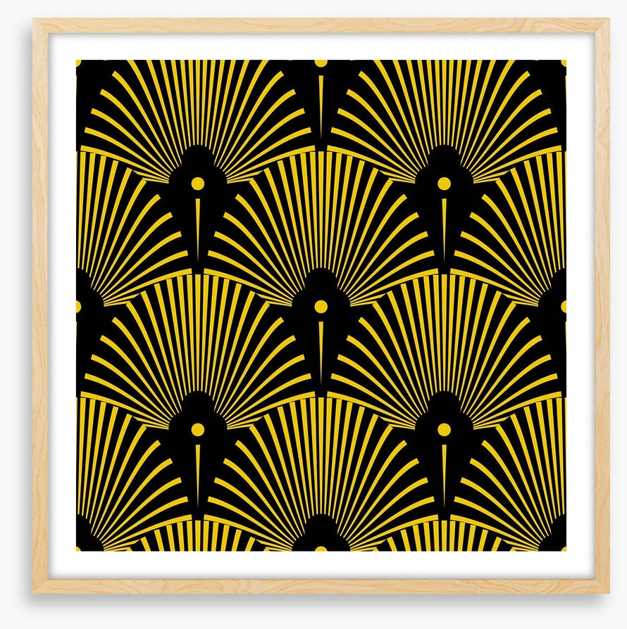 Deco sunburst