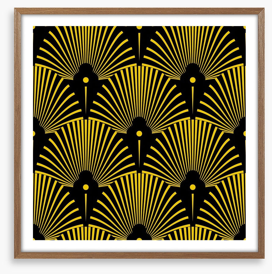 Deco sunburst