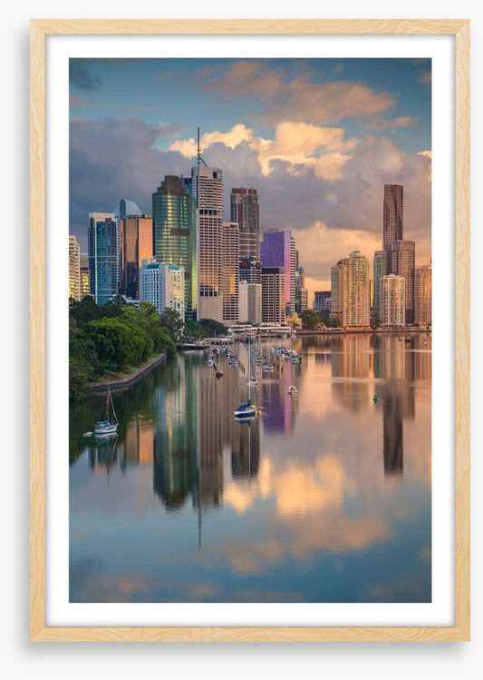 Eagle St pier reflections
