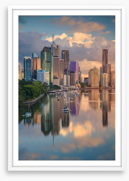 Eagle St pier reflections