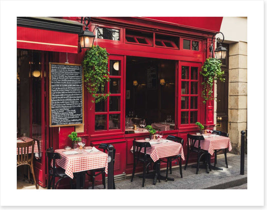 La brasserie en rouge